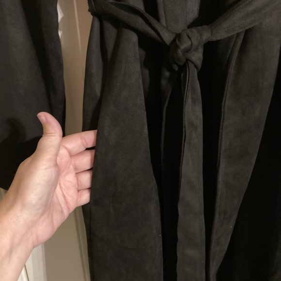 SHEIN - Faux Suede Black Jacket, Medium,NWOT - Picture 4 of 11